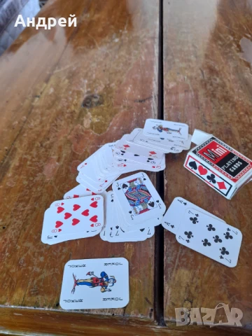 Стари Мини карти за игра, снимка 5 - Други ценни предмети - 51170700