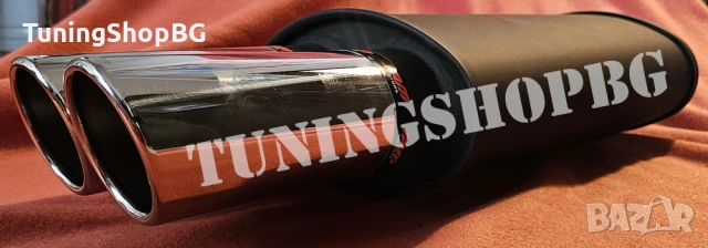 Спортно гърне RM MOTORS с полирани накрайници 63 мм, снимка 5 - Части - 52586385