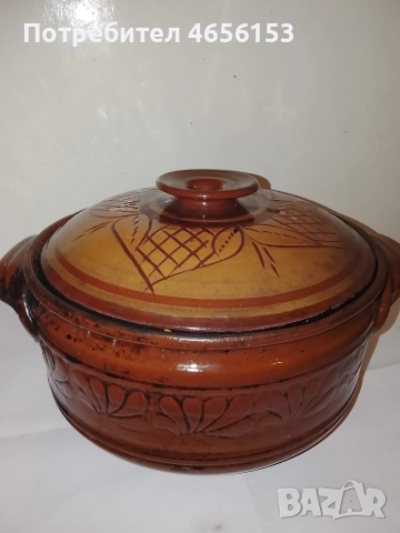 ГЮВЕЧ с КАПАК - 4 литра , снимка 3 - Прибори за хранене, готвене и сервиране - 53543346