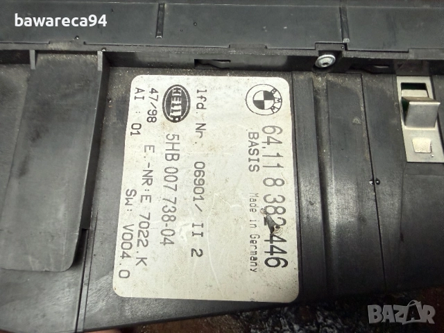 Управление климатроник BMW E46, снимка 2 - Части - 52988335