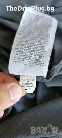 Nike Dri Fit мъжка тениска размер М сива , снимка 4 - Тениски - 55805748