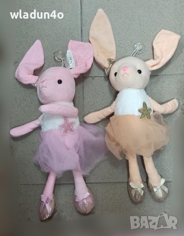 Готини плюшени мишлета,зайчета с рокля-13лв, снимка 2 - Плюшени играчки - 44211635