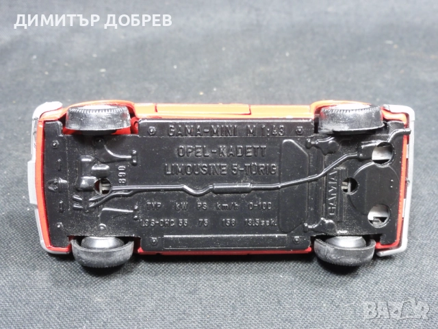 1/43 СТАРА РЕТРО МЕТАЛНА КОЛИЧКА МАЩАБЕН МОДЕЛ OPEL KADETT D GAMA MINI GERMANY, снимка 6 - Колекции - 52344505