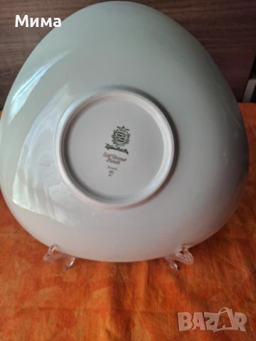 Ръчно рисувана Винтидж декоративна купа кобалт, снимка 3 - Аксесоари за кухня - 50634518