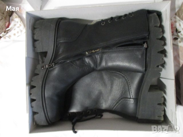 Дамски ботуши от естествена кожа , снимка 4 - Дамски ботуши - 42388198