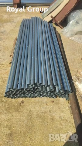 Поцинковани тръби - колове за ограда, снимка 3 - Огради и мрежи - 53744714