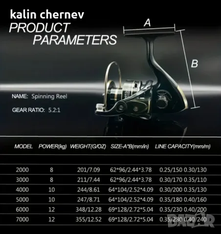 риболовни макари diukeo, снимка 5 - Въдици - 47879111
