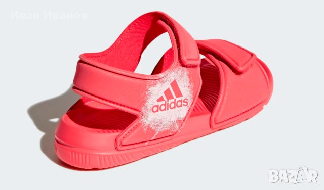 сандали Adidas ALTASWIM Pink Coral - номер 27, снимка 3 - Детски сандали и чехли - 40891457