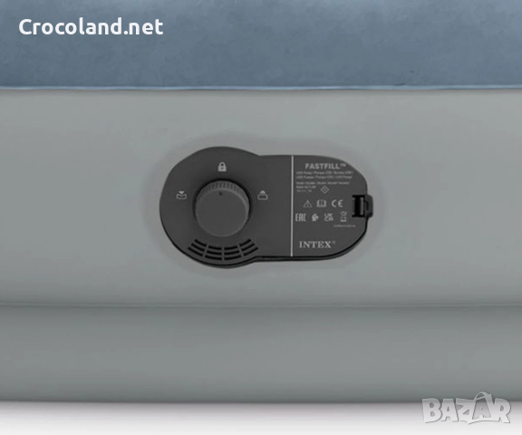 Надуваем матрак с USB помпа Dura- Beam Standard, 99 x 191 x 36 см. INTEX CROCOLAND, снимка 4 - Надуваеми легла - 44829478