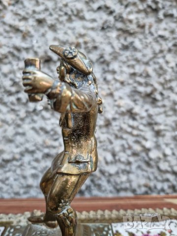 Антикварни Бронзови Свещници Фокусник Франция- (1930-1940г), снимка 15 - Антикварни и старинни предмети - 40112344