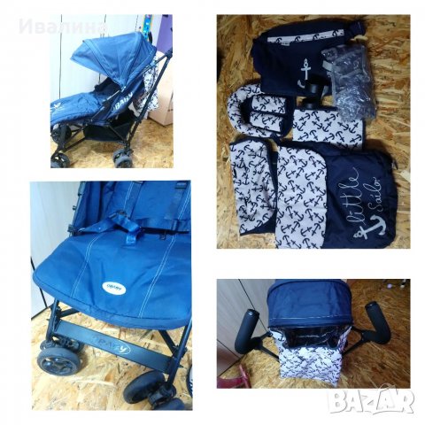 Бебешка количка, тип чадър, снимка 5 - Детски колички - 38808858