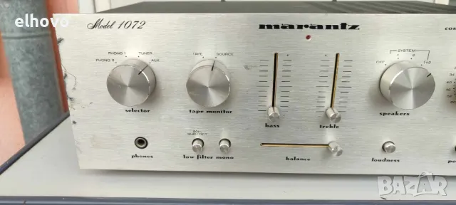 Стерео усилвател Marantz 1072, снимка 4 - Ресийвъри, усилватели, смесителни пултове - 49846555