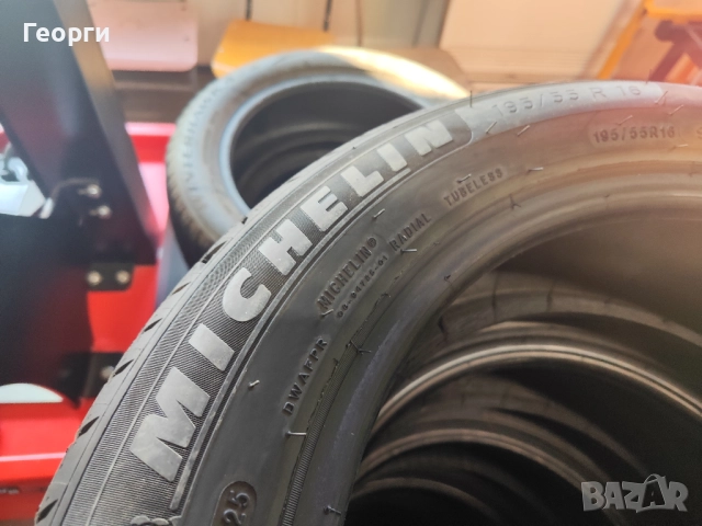 2бр.летни гуми 195/55/16 Michelin, снимка 6 - Гуми и джанти - 52847208