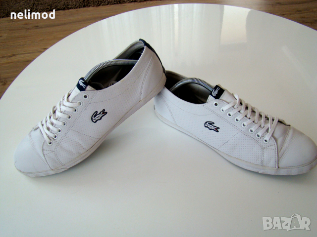 Lacoste original , Разпродажба намалени на 55,00 лв size UК 10 44,5 номер , снимка 3 - Кецове - 36186643