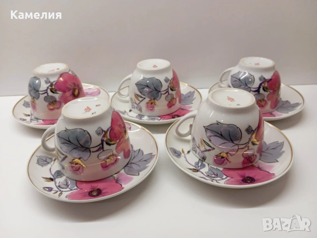 Руски порцелан , снимка 7 - Чаши - 53520863