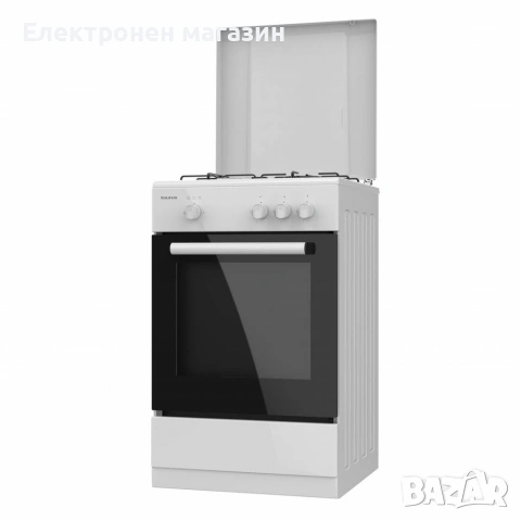 Газова печка Taurus CIG3FWHMG – 3 горелки, газова фурна 43 л, 9850 W, с дефект, снимка 2 - Печки, фурни - 53668931