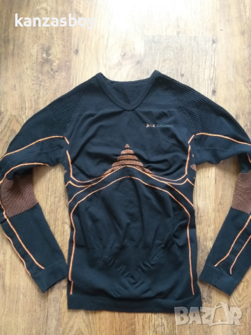 X-Bionic Shirt Energy Accumulator black/orange - мъжка термо блуза КАТО НОВА Л-ХЛ, снимка 8 - Спортни дрехи, екипи - 44828247