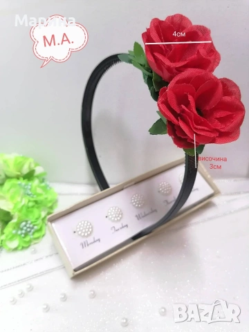 Диадема за коса, вариант 26, снимка 2 - Аксесоари за коса - 53614327