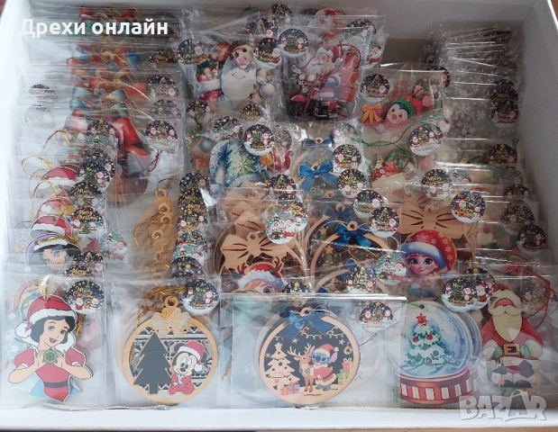 Дървени играчки за елха и магнитни, снимка 16 - Декорация за дома - 52354853