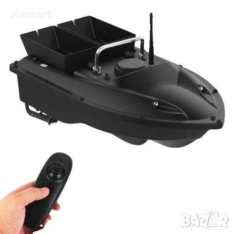 Лодка за стръв с дистанционно Flytec D13C 5200 mAh, Два контейнера, снимка 6 - Стръв и захранки - 50526395