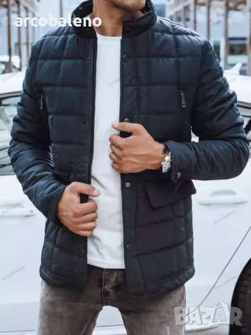 Мъжко преходно тъмносиньо яке 