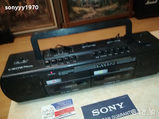 CROWN-КАСЕТОФОН 2407231130, снимка 12 - Радиокасетофони, транзистори - 41640765