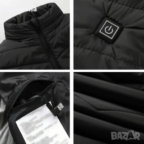 Електрически отопляем елек за зимния период с USB захранване - Unisex, снимка 2 - Други стоки за дома - 52018931