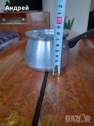 Старо алуминиево джезве #2, снимка 5 - Други ценни предмети - 44826416