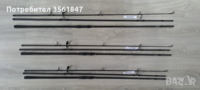 Шаранджийски въдици Daiwa Ninja X Carp 390 см (13ft) 3,50 lbs -3 броя, снимка 2 - Въдици - 53429873