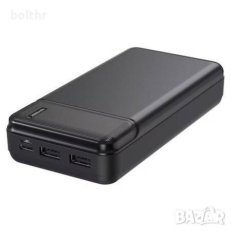 Преносима външна батерия Diva PB-203B, 20000 mAh, Черна