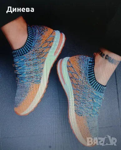  Удобни маратонки тип чорап с ергономична подметка , снимка 2 - Спортни обувки - 49345104