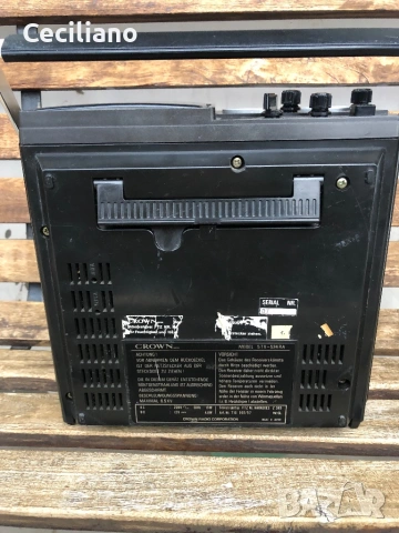 Продавам ретро телевизор с радио CROWN 5TV-524RA, произведен в Япония. , снимка 8 - Радиокасетофони, транзистори - 53384529