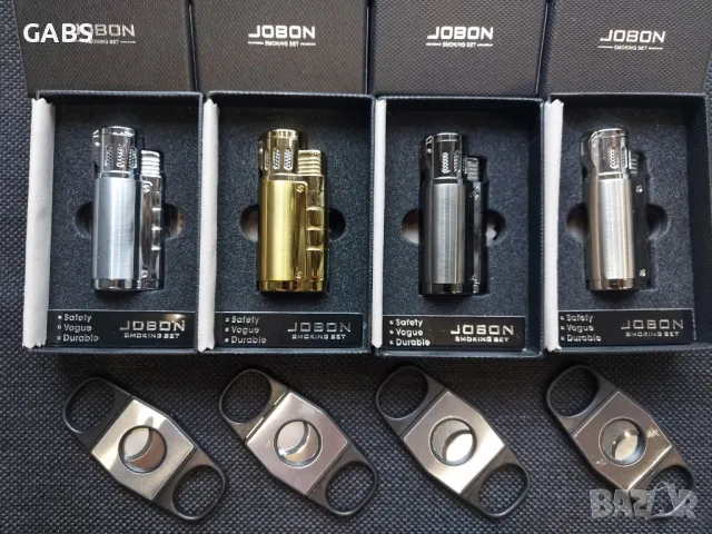 Луксозна запалка за пури с подарък резачка