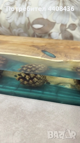 Дъска със епоксидна смола , снимка 3 - Прибори за хранене, готвене и сервиране - 51947023