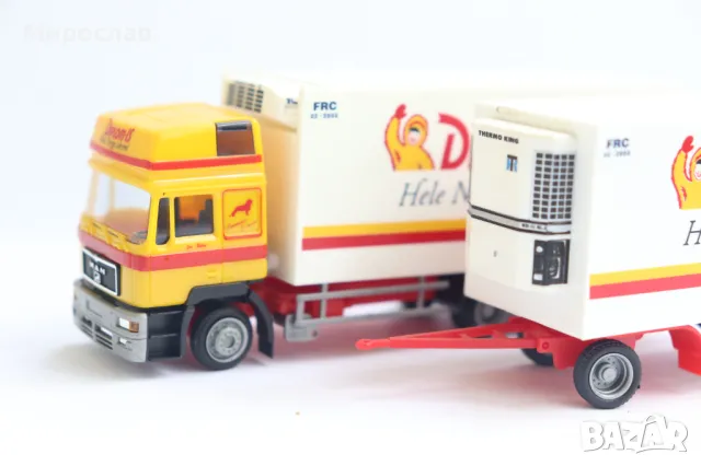 AMW 1:87 H0 MAN THERMO KING ХЛАДИЛЕН КАМИОН TIR МОДЕЛ, снимка 7 - Колекции - 50044542