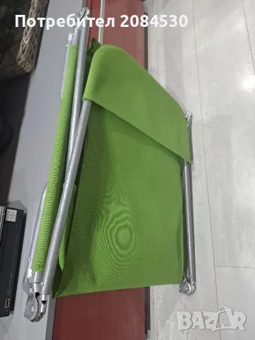 Шезлонг с двустранно регулиране 180/55см, снимка 3 - Градински мебели, декорация  - 49700978