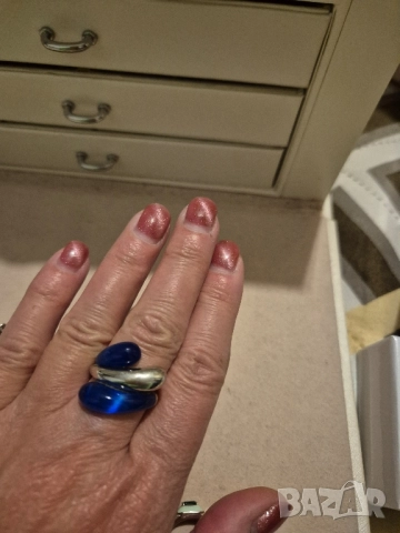 само днес сребърен комплект с котешко око, снимка 5 - Бижутерийни комплекти - 52436002