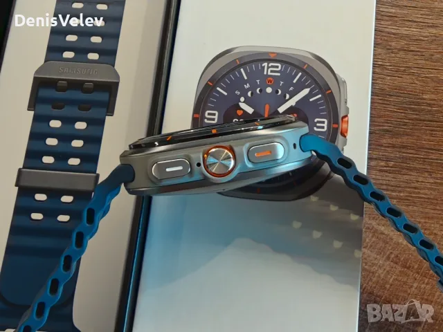 Samsung Galaxy Watch Ultra 2025 Blue Titanium, снимка 3 - Смарт часовници - 55840759