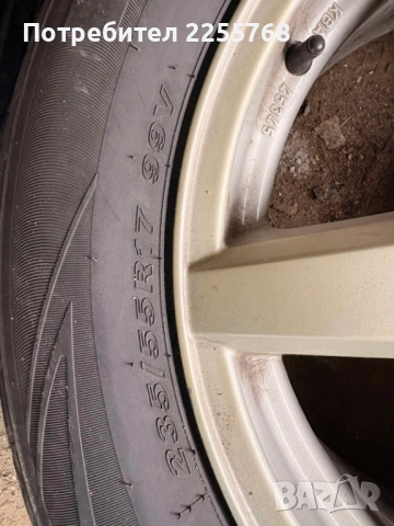 Оригинални джанти OZ с гуми 17/5*112, снимка 2 - Гуми и джанти - 52340683