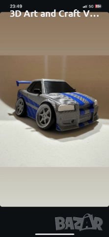 Количка модел Nissan Skyline GT-R R34 (Brian’s Car – Fast & Furious)