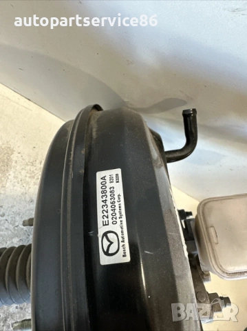 Серво спирачки с главен цилиндър 2.3T RHD за Mazda CX-7 (2011) E22343800A, снимка 2 - Части - 53683442