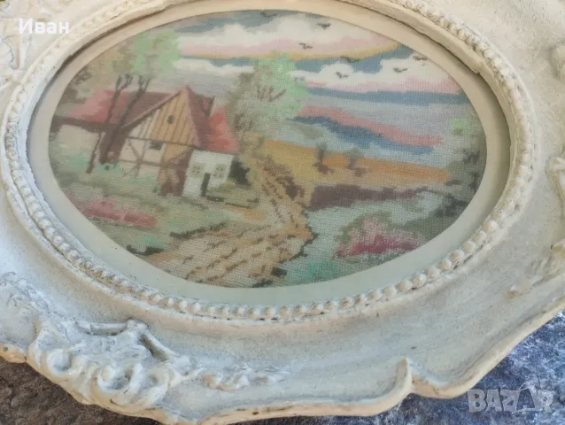 Ръчно изработен гоблен Пейзаж , снимка 3 - Гоблени - 50339049