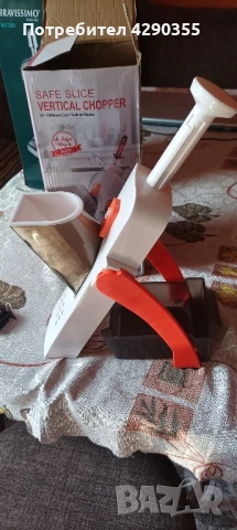 Вертикален ръчен чопър/ слайсър, снимка 2 - Други - 50616341