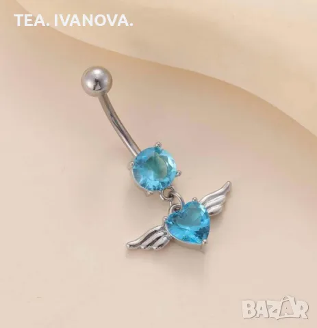 Обица за пъп, различни модели, снимка 11 - Обеци - 32087008