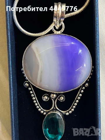 сребърно колие Odisei , снимка 3 - Колиета, медальони, синджири - 53502526