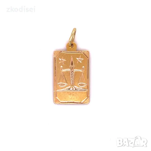 Златен медальон 1,34гр. 14кр. проба:585 модел:29342-1, снимка 1