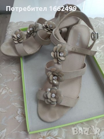 Елегантни дамски летни обувки. , снимка 1 - Дамски елегантни обувки - 41609350