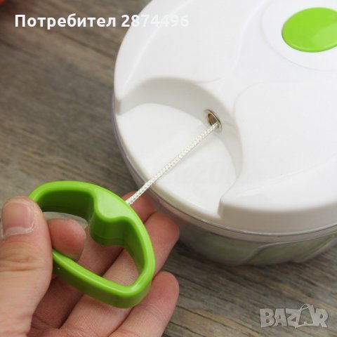 1827 Ръчен механичен чопър за плодове и зеленчуци, снимка 6 - Аксесоари за кухня - 34660108