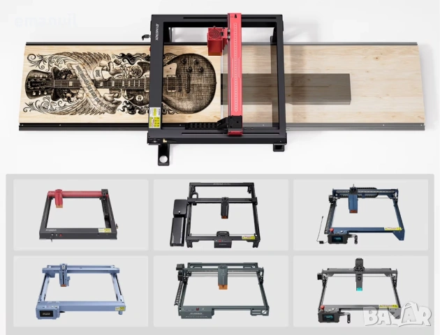 Удължители X/Y ос ATOMSTACK SCULPFUN Fiber laser CNC лазер лазерно гравиране, снимка 4 - Други машини и части - 36524589