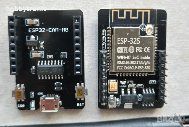 ESP32-CAM WiFi модул с камера и антена , снимка 2 - Друга електроника - 56124767